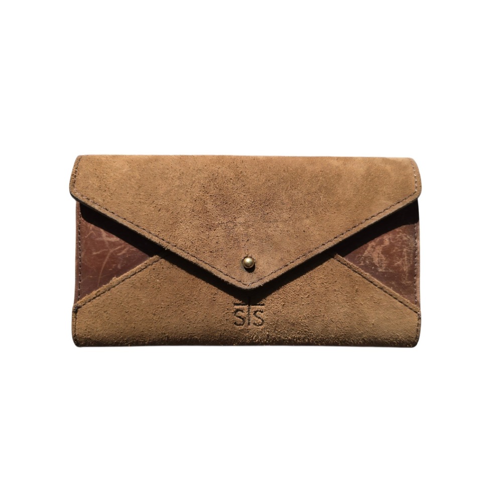 STS Ranchwear Baroness II Style Full-grain Leather Wallet EUC in brown